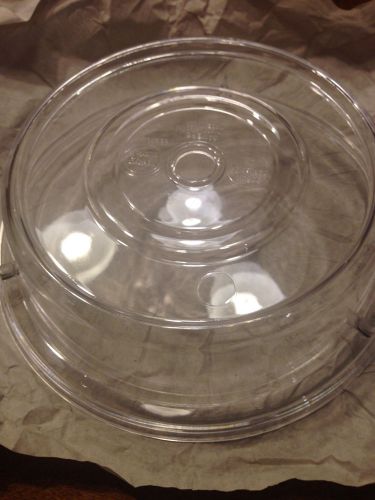 Cambro camcovers camwear clear 9 1/2” plate cover 905cw152 qty 12 for sale