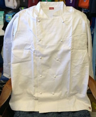 Chef Jacket Dickies CW0700101 Restaurant Double Button White Uniform Coat 54 NWT