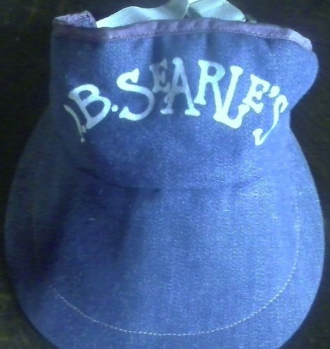 Old Vintage 1975 D B Searle&#039;s Visor Denim Great Condition Searle