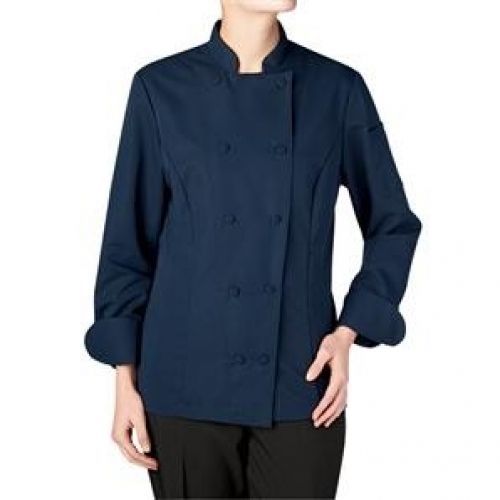 4925-73 Navy Blue Women&#039;s Mandarin Collar Barwear Size 5X