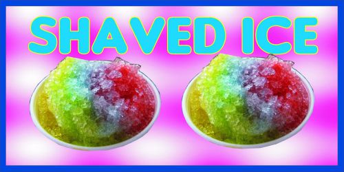 SHAVED ICE BANNER
