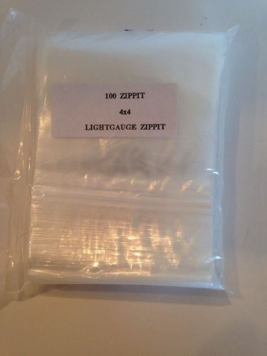New! unopened zippit dispenser bags. 4 x 4 100 pack for sale
