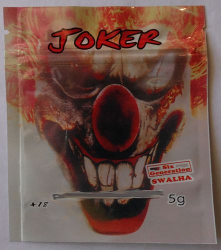 100* Joker (white) EMPTY ziplock bags (good for crafts incense jewelry)