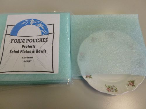 China,Dish Protectors Foam Pouch Dishware Pads, China Knick Knack Protectors 9x9