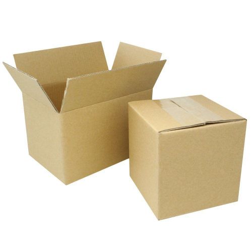 6--4&#034;x4&#034;x4&#034;  Cardboard Packing Mailing Moving Shipping Boxes Corrugated Cartons