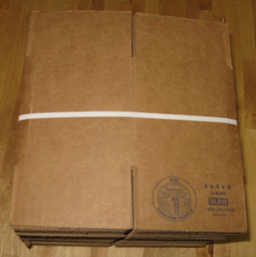 10 boxes - 4x4x4&#034; Packing Shipping Cartons Corrugated Boxes