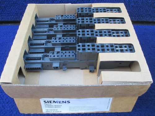 #Q34 Lot of 4 Siemens Terminal Blocks / Modules  6ES7-193-4CA50-0AA0