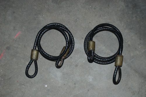 TWO 5ft Cable Locks / Security Locks / Bicycle Locks   USED