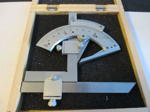 12&#034; Protractor Angle Finder Miter Gauge Sliding Bevel toolmakers machinist
