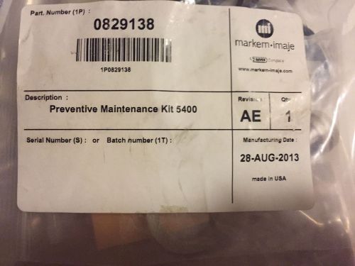 Markem Imaje Preventative Maintenance Kit 5400 0829138