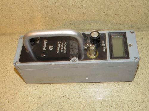 INDUSTRIAL NUCLEAR COMPANY MODEL 4 SURVEY METER