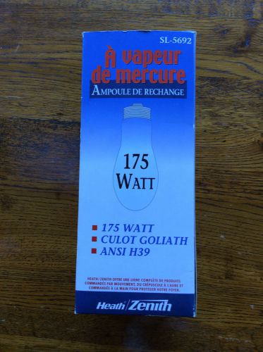 175 watt heath/zenith sl-5692 mercury vapor replacement bulb mogul base new for sale