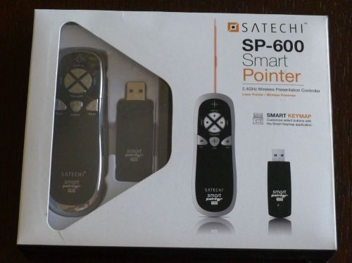 Satechi SP600 Smart-Pointer (Black) 2.4Ghz RF Wireless Presenter w/ laser