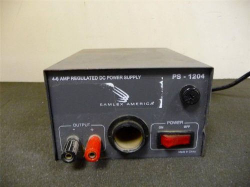 Samlex PS-1204 13.8V 4-6AMP Regulated DC Power Supply