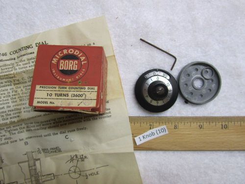 Precision Turn Counting Dial by BORG No. 1311  - SEE PHOTOS (10)