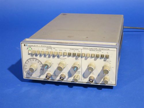 HEWLETT PACKARD 3312A FUNCTION GENERATOR, SINE, SQUARE, TRIANGLE 0.1Hz - 13 MHz