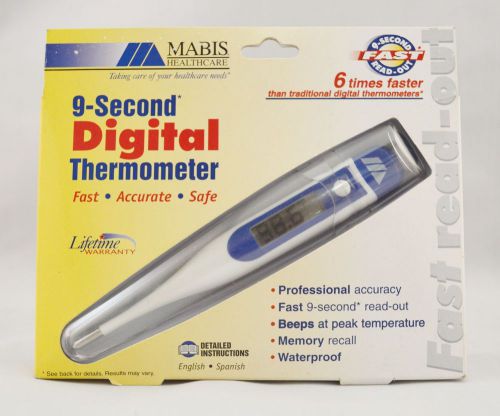 MABIS 9 Second Digital Thermometer (Model: 15-732-000)