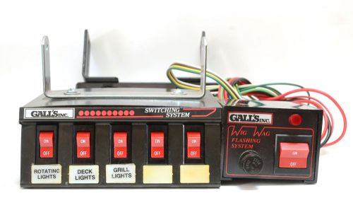 Gall inc. 5 function lights panel switch box &amp; wig wag headlight flashing system for sale