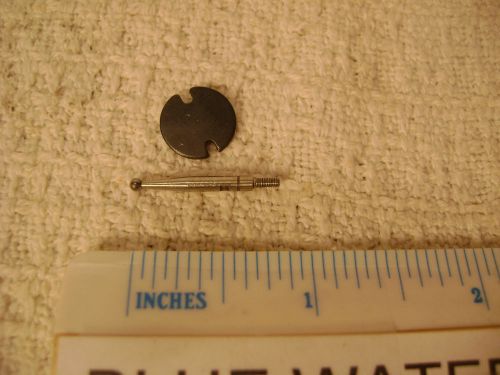 Interapid dial indicator tip or needle and wrench, .079&#034; carbide ball end, exlnt for sale