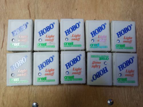 HOBO H06-002-02 Light On/Off loggers lot of 10 (By Onset Computer Corporation)
