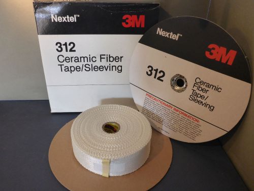 3M 312 Ceramic Fiber Tape/Sleeving 1.5in X 100ft