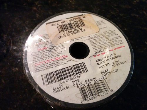 ER316 / 316L Stainless Steel Mig Wire .030 X 2# SPOOL