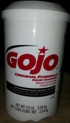 1 of GOJO 1115-06 4.5LB ORIGINAL HAND CLEANER CARTRIDGE free shipping