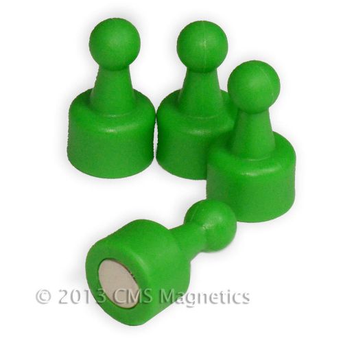 Neopin® magnetic push pins whiteboard magnets/w neodymium green lot 180 for sale