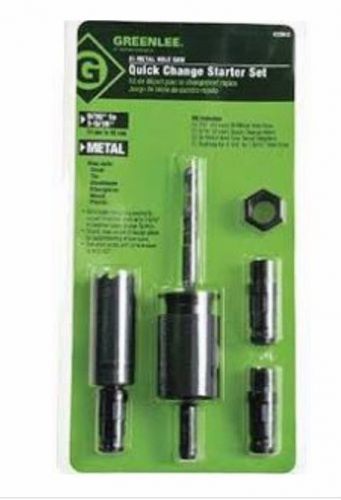 Greenlee #02802 quick change hole saw adapter kit for sale
