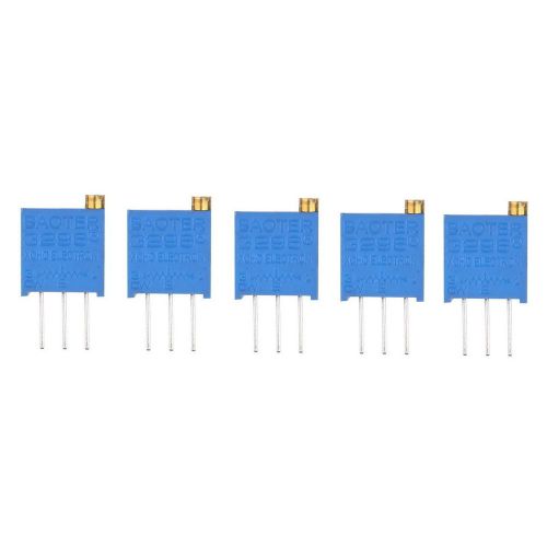 5PCS Potentiometer Assorted Variable Resistor Resistive 3296 W 12values MG