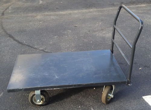 Dolly cart, 12 gauge steel heavy duty platform, 1500 lb, 48&#034; x 30&#034; for sale