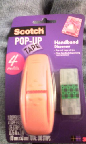 Scotch Pop-up Tape Handband Dispenser with 4 Tape Pads