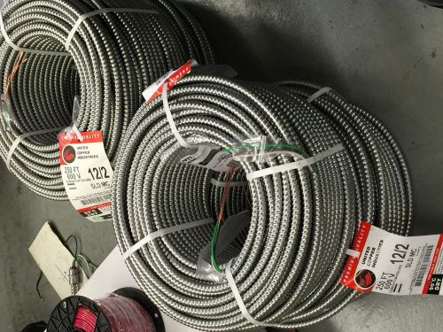Mc cable 12-2 cable 250 feet  12/2 mc free shipping for sale