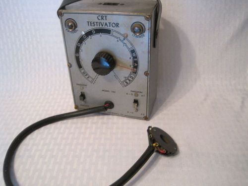 Vintage CRT Testivator  Century Electronics  Picture Tube Tester Model 103