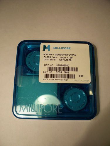 Millipore isopore membrane, 0.4 um, 25 mm, black, plain - htbp02500 for sale