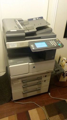 Nice!! konica bizhub  200 black &amp; white copier network print, scan, fax for sale