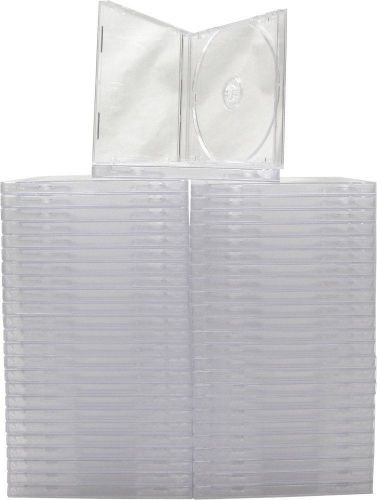 25 STANDARD Clear CD Jewel Case,NEW,FREE SHIPPING, 5471