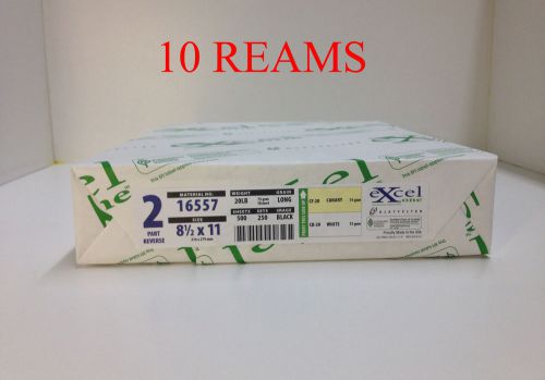 Carbonless paper 10 reams = 1 case - 2 part glatfelter excel ncr forms for sale