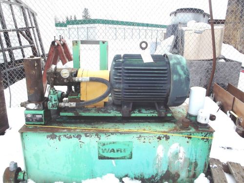 Baldor m4316t-5 motor and hydrolic pump w/resevoir  -  75hp 575v 3ph 1760rpm for sale