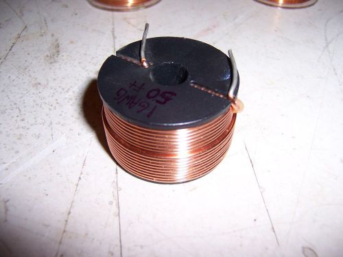 one 16 gauge (AWG) copper wire spool coil (15m 50ft)