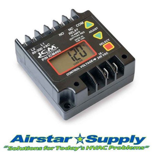 Icm icm492 motor protection control • line voltage monitor • 24 - 240 volts for sale