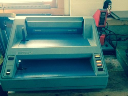 GBC VELOBIND 750 COMMERCIAL ELECTRIC PAPER DOCUMENT 3&#034; PUNCHING BINDING DEBIND
