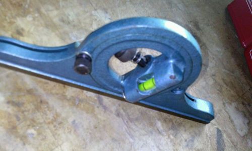 Vintage protractor center level single-vile reversable machinist tool for sale