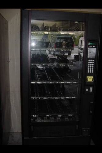 Crane GPL 160 snack vending machine posi vend led lights new paint credit cards