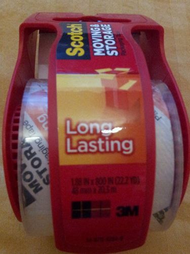 SCOTCH PACKING TAPE WITH DISPENSER LONG LASTING 2&#039; x 800&#039;