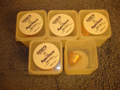 Lot of 5 Hypertherm 020878 Plasma Cutter Gouging Nozzle MAX70 100 Consumable