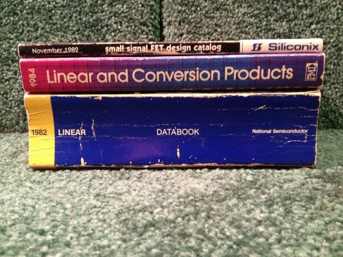 1982 National Semiconductor Linear Databook1982 Small Design FET Design Catalog