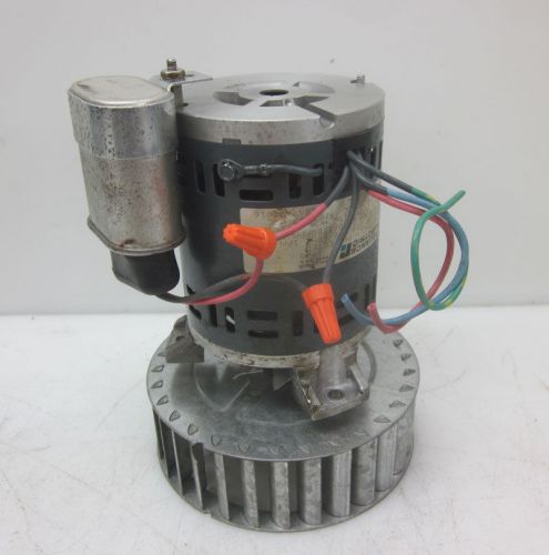 Reliance electric kp-h330-bol 1/10-hp 1-ph blower motor + squirrel cage fan 5&#034; for sale