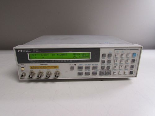 Agilent/Keysight 4263B LCR Meter, 100 Hz to 100 kHz, 1m ohm to 100M ohm, opt 002