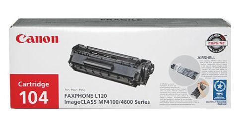 Canon Fax L120 L-120 Toner Cartridge 104 Genuine New!